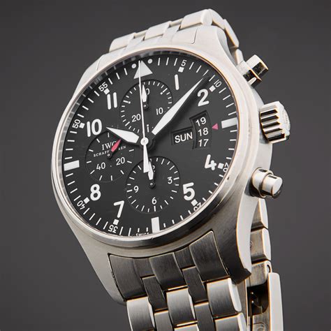 iwc chronograph flieger|iwc pilot chronograph price.